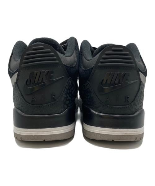 NIKE（ナイキ）NIKE (ナイキ) Air Jordan 3 Retro ブラック×グレー サイズ:28の古着・服飾アイテム