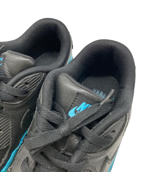 NIKE（ナイキ）NIKE (ナイキ) UNDEFEATED (アンディフィーテッド) AIR MAX90 ブラック×ブルー サイズ:28の古着・服飾アイテム