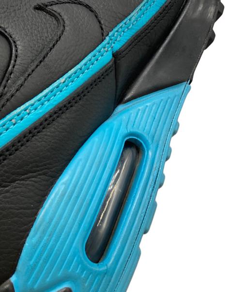 NIKE（ナイキ）NIKE (ナイキ) UNDEFEATED (アンディフィーテッド) AIR MAX90 ブラック×ブルー サイズ:28の古着・服飾アイテム