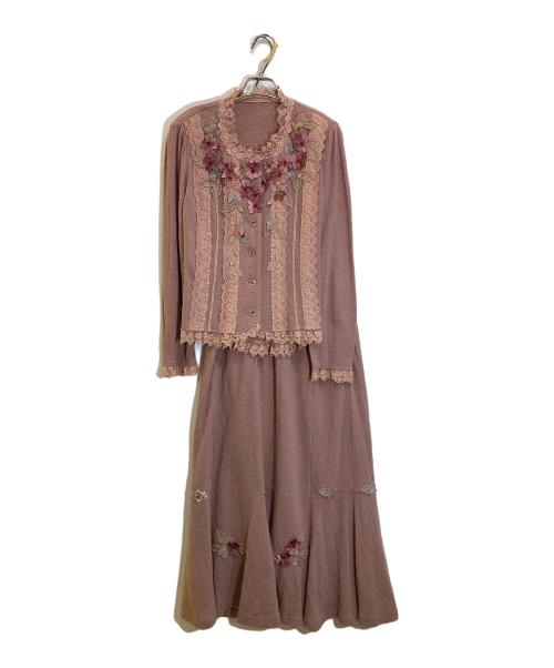 へっぽこ先生（-）へっぽこ先生 (-) フリルセットアップ ピンク サイズ:下記参照の古着・服飾アイテム