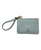 FURLAフルラ）の古着「CAMELIA S ZIPPED CARD CASE」｜スカイブルー