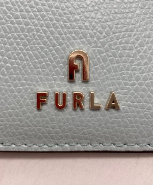 FURLA（フルラ）FURLA (フルラ) CAMELIA S ZIPPED CARD CASE スカイブルーの古着・服飾アイテム