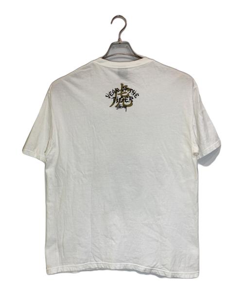 stussy（ステューシー）stussy (ステューシー) YEAR OF THE TIGER Tシャツ ホワイト サイズ:Lの古着・服飾アイテム