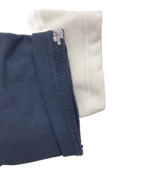 THE NORTHFACE PURPLELABEL（ザ・ノースフェイス パープルレーベル）THE NORTHFACE PURPLELABEL (ザ・ノースフェイス パープルレーベル) アシンメトリーTシャツ ネイビー×グレー サイズ:WSの古着・服飾アイテム