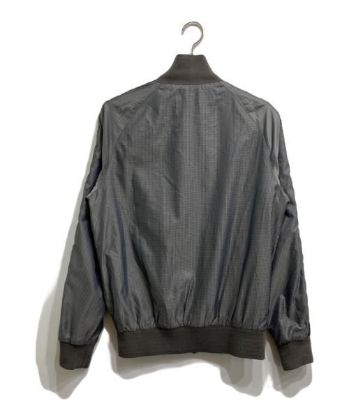 FRED PERRY（フレッドペリー）FRED PERRY (フレッドペリー) 千鳥格子ナイロンジャケット グレー×ブラック サイズ:Sの古着・服飾アイテム