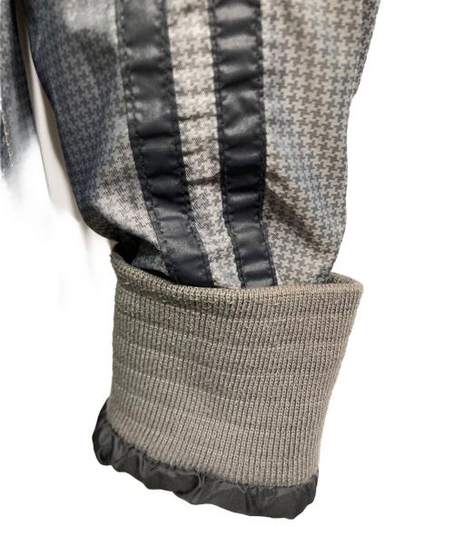 FRED PERRY（フレッドペリー）FRED PERRY (フレッドペリー) 千鳥格子ナイロンジャケット グレー×ブラック サイズ:Sの古着・服飾アイテム