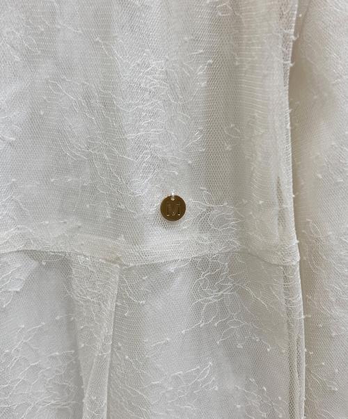 MUVEIL（ミュベール）MUVEIL (ミュベール) レースワンピース アイボリー サイズ:36の古着・服飾アイテム