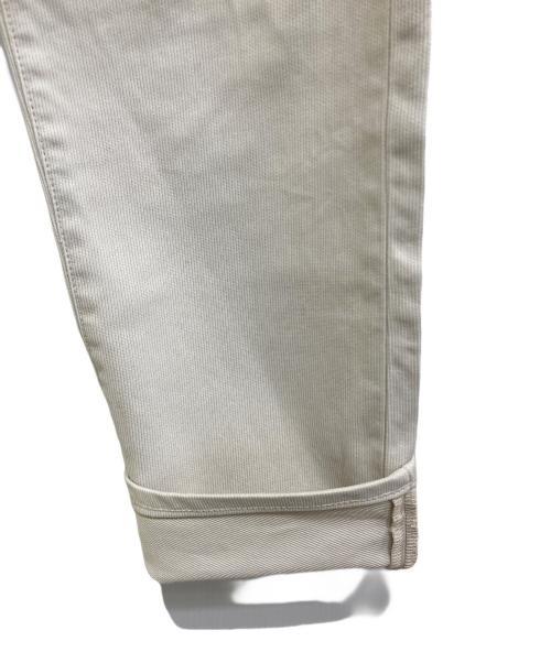 RRL（ダブルアールエル）RRL (ダブルアールエル) SLIM FIT コットンピケストレートパンツ ベージュ サイズ:W32の古着・服飾アイテム