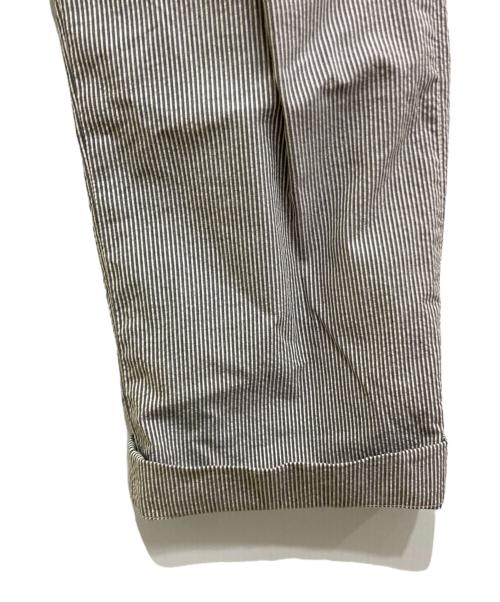 RRL（ダブルアールエル）RRL (ダブルアールエル) ヒッコリーワークパンツ グレー×アイボリー サイズ:W31の古着・服飾アイテム