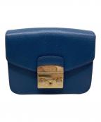 FURLAフルラ）の古着「チェーンショルダーバッグ」｜ブルー