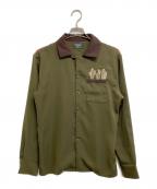 glambグラム）の古着「シャツ」｜カーキ