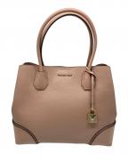 MICHAEL KORSマイケル・コース）の古着「STUDIO MD CENTER ZIP TOTE」｜ピンク