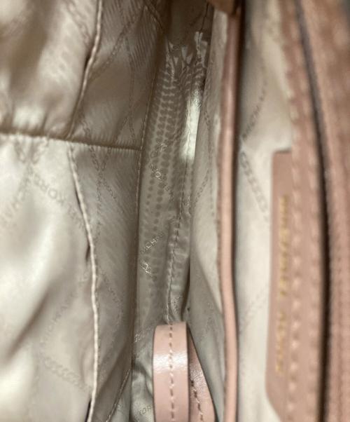 MICHAEL KORS（マイケル・コース）MICHAEL KORS (マイケルコース) STUDIO MD CENTER ZIP TOTE ピンクの古着・服飾アイテム