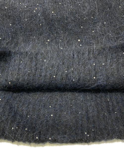 journal standard L'essage（ジャーナルスタンダード レサージュ）journal standard L'essage (ジャーナルスタンダード レサージュ) アルパカMIX スパンコールニットプルオーバー ネイビー サイズ:下記参照の古着・服飾アイテム