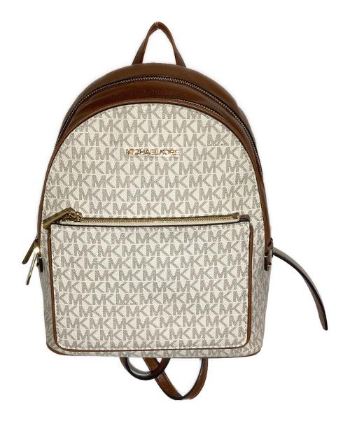 MICHAEL KORS（マイケル・コース）MICHAEL KORS (マイケルコース) バックパック アディナ ホワイトの古着・服飾アイテム