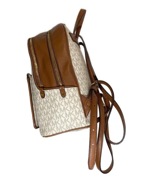 MICHAEL KORS（マイケル・コース）MICHAEL KORS (マイケルコース) バックパック アディナ ホワイトの古着・服飾アイテム