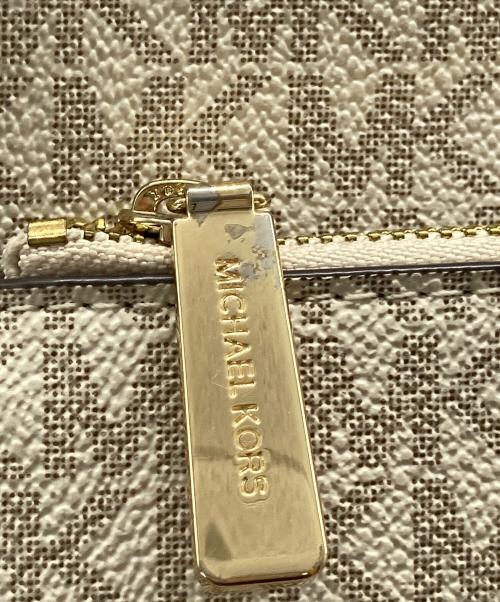 MICHAEL KORS（マイケル・コース）MICHAEL KORS (マイケルコース) バックパック アディナ ホワイトの古着・服飾アイテム