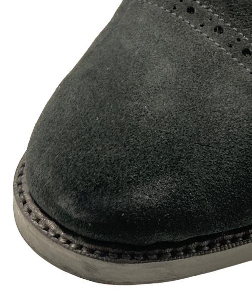 W.H（ダブルエイチ）W.H (ダブルエイチ) 干場義雅 (ホシバ ヨシマサ) キャップトゥ クォーターブローグ シューズ ブラック サイズ:9　1/2の古着・服飾アイテム