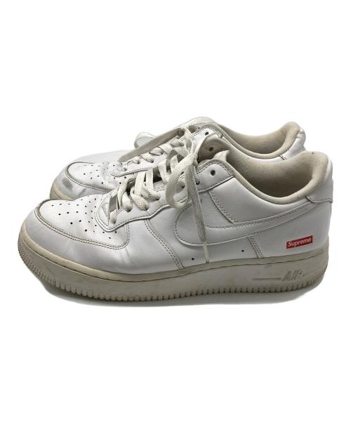 NIKE（ナイキ）NIKE (ナイキ) Supreme (シュプリーム) AIR FORCE1 LOW ホワイト サイズ:28の古着・服飾アイテム