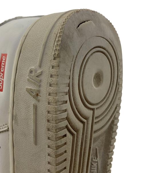 NIKE（ナイキ）NIKE (ナイキ) Supreme (シュプリーム) AIR FORCE1 LOW ホワイト サイズ:28の古着・服飾アイテム