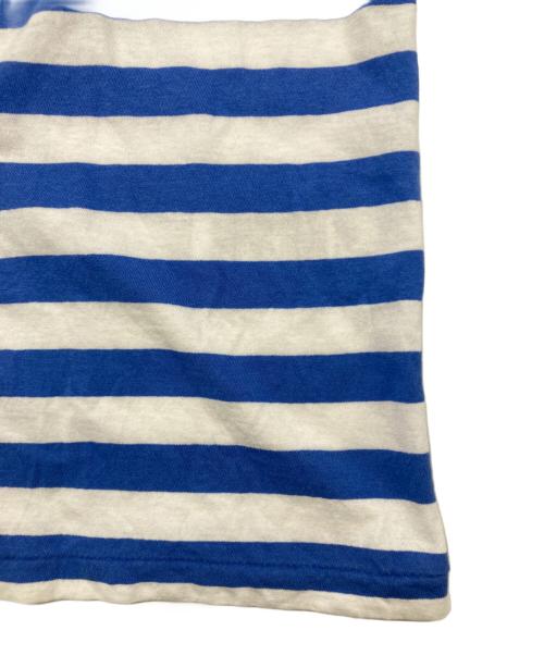 POLO RALPH LAUREN（ポロ・ラルフローレン）POLO RALPH LAUREN (ポロ・ラルフローレン) ポロベアボーダーT ブルー×ホワイト サイズ:Lの古着・服飾アイテム