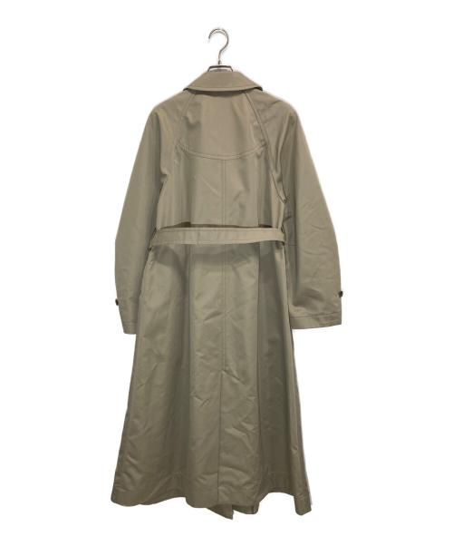 Noble（ノーブル）Noble (ノーブル) グロウツイルアシメトリーカラートレンチコート ベージュ サイズ:38の古着・服飾アイテム