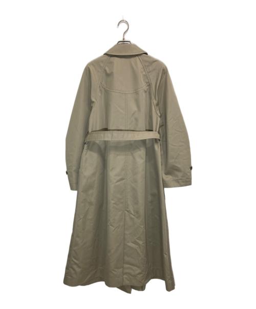 Noble（ノーブル）Noble (ノーブル) グロウツイルアシメトリーカラートレンチコート ベージュ サイズ:38の古着・服飾アイテム