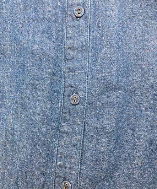 kazumi×Samansa Mos2（カザミ×サマンサモスモス）kazumi×Samansa Mos2 (カザミ×サマンサモスモス) 刺繍ブラウスワンピース インディゴ サイズ:Fの古着・服飾アイテム