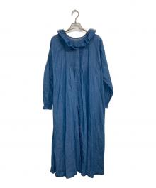 kazumi×Samansa Mos2（カザミ×サマンサモスモス）の古着「デニムブラウスワンピース」｜インディゴ