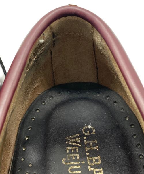 G.H.BASS&CO.（ジー・エイチ・バス・コー）G.H.BASS&CO. (ジー・エイチ・バス・コー) LARSON/コインローファー ワインレッド サイズ:UK7の古着・服飾アイテム