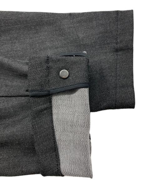 NEW BALANCE（ニューバランス）NEW BALANCE (ニューバランス) MET24 Denim Single Jacket ブラック×グレー サイズ:Sの古着・服飾アイテム