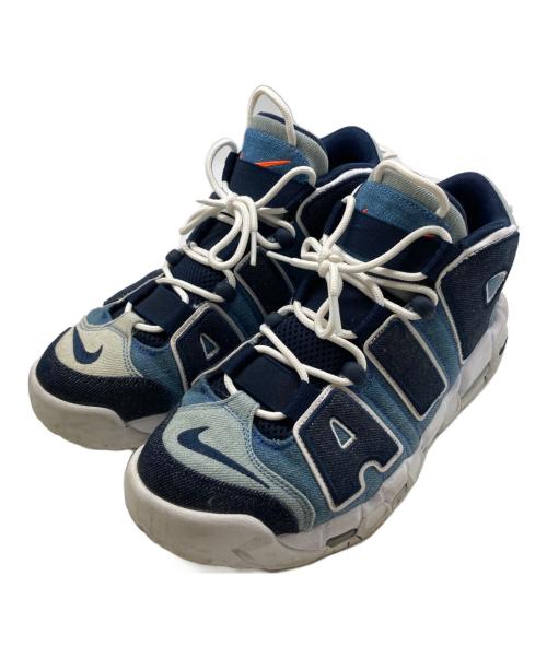 NIKE（ナイキ）NIKE (ナイキ) AIR MORE UPTEMPO 96 QS ブルー×ホワイト サイズ:26.5の古着・服飾アイテム
