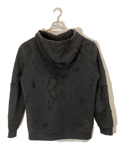 GIVENCHY（ジバンシィ）GIVENCHY (ジバンシィ) Destroyed Logo Pullover ブラック サイズ:Sの古着・服飾アイテム