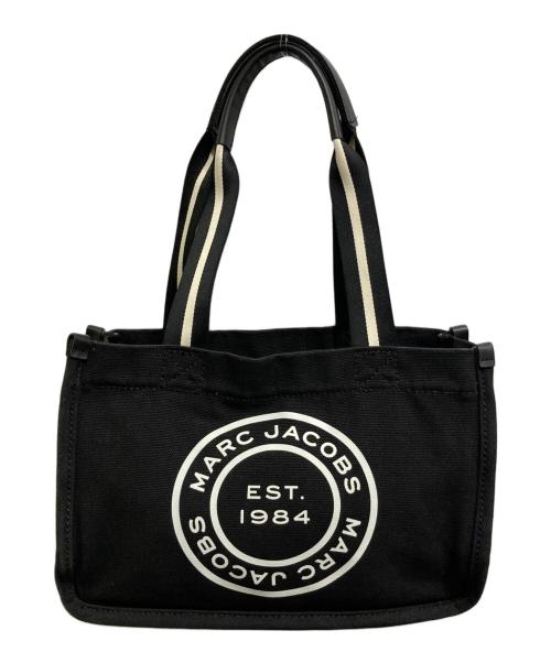 MARC JACOBS（マークジェイコブス）MARC JACOBS (マークジェイコブス) キャンバストートバッグ ブラックの古着・服飾アイテム