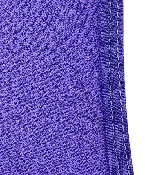 MIU MIU（ミュウミュウ）MIU MIU (ミュウミュウ) ノースリーブシルクブラウス パープル サイズ:40の古着・服飾アイテム