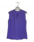 MIU MIU (ミュウミュウ) ノースリーブシルクブラウス パープル サイズ:40：8000円