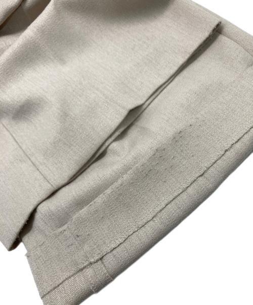 crewre（クルー）crewre (クルー) タックワイドパンツ ベージュ サイズ:SIZE 1の古着・服飾アイテム