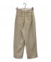 crewre (クルー) タックワイドパンツ ベージュ サイズ:SIZE 1：4000円