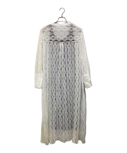 R’IAM-PLAGE（リアムプラージュ）R’IAM-PLAGE (リアムプラージュ) レースシャツワンピース/24040922600010 ホワイト サイズ:記載なしの古着・服飾アイテム