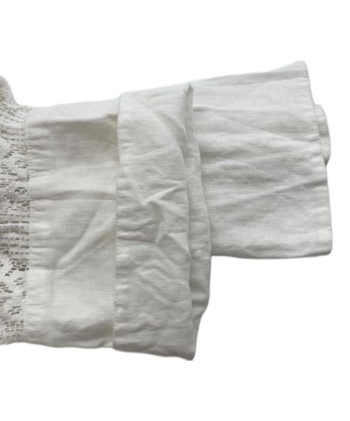 R’IAM-PLAGE（リアムプラージュ）R’IAM-PLAGE (リアムプラージュ) レースシャツワンピース/24040922600010 ホワイト サイズ:記載なしの古着・服飾アイテム