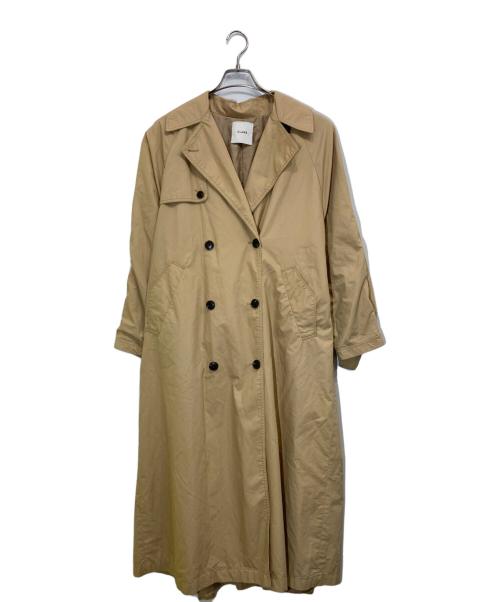 CLANE（クラネ）CLANE (クラネ) BACK FRILL SLEEVE TRENCH COAT ベージュ サイズ:1の古着・服飾アイテム