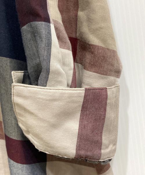 BLUE LABEL CRESTBRIDGE（ブルーレーベルクレストブリッジ）BLUE LABEL CRESTBRIDGE (ブルーレーベルクレストブリッジ) チャックシャツワンピース マルチカラー サイズ:36の古着・服飾アイテム