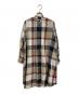BLUE LABEL CRESTBRIDGE（ブルーレーベルクレストブリッジ）の古着「チャックシャツワンピース」｜マルチカラー
