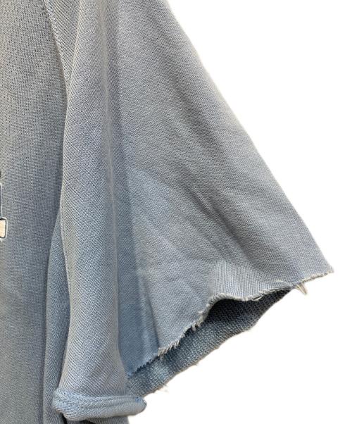 POLO RALPH LAUREN（ポロ・ラルフローレン）POLO RALPH LAUREN (ポロ・ラルフローレン) 加工ポロベアショートスリーブスウェット ブルー サイズ:Mの古着・服飾アイテム