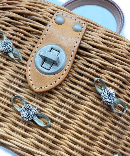 BURBERRY（バーバリー）BURBERRY (バーバリー) カゴバッグ ブラウンの古着・服飾アイテム