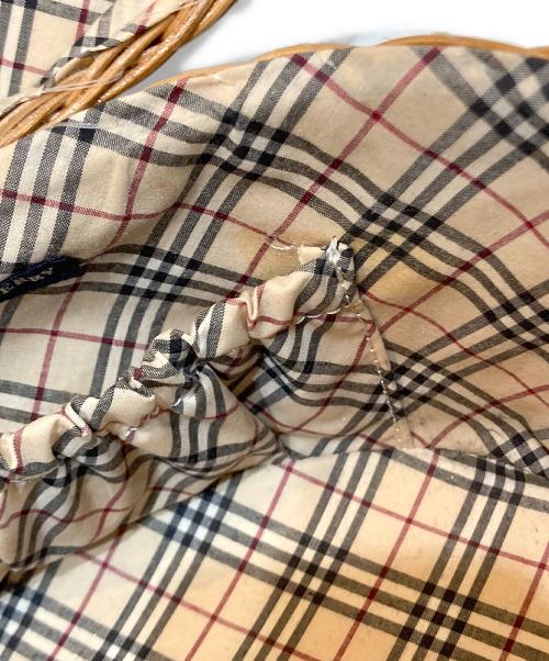 BURBERRY（バーバリー）BURBERRY (バーバリー) カゴバッグ ブラウンの古着・服飾アイテム