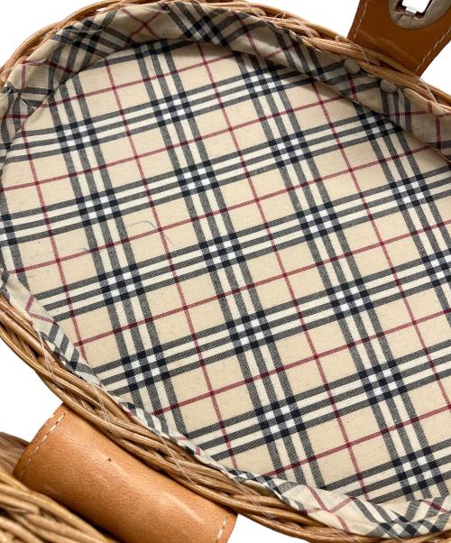 BURBERRY（バーバリー）BURBERRY (バーバリー) カゴバッグ ブラウンの古着・服飾アイテム