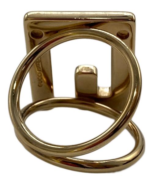 GUCCI（グッチ）GUCCI (グッチ) Gロゴスカーフリング ゴールドの古着・服飾アイテム