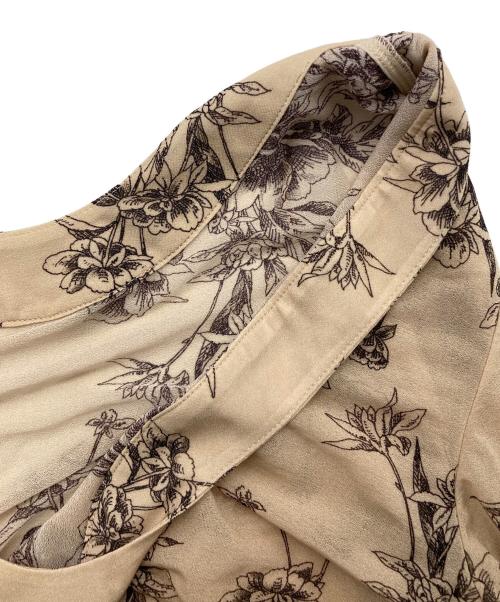 LE CIEL BLEU（ルシェルブルー）LE CIEL BLEU (ルシェルブルー) Flower Tattoo Bodysuit ベージュ サイズ:36の古着・服飾アイテム