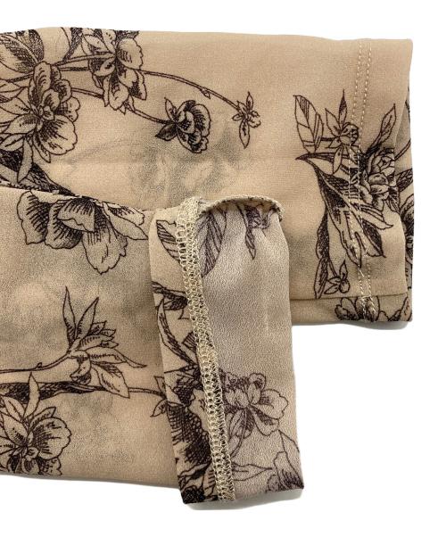 LE CIEL BLEU（ルシェルブルー）LE CIEL BLEU (ルシェルブルー) Flower Tattoo Bodysuit ベージュ サイズ:36の古着・服飾アイテム